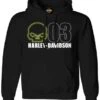 Harley-Davidson Hoodie Willie Glow H-D Schwarz -Motorradzubehör r004595 f3