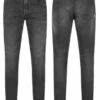 Rokkertech Tapered Slim Jeans Schwarz -Motorradzubehör rokker 1071 tapered1