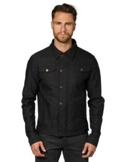 Rokker Black Jakket Bikerjacke -Motorradzubehör rokker 5402 31