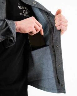 Rokker Boston Rider Shirt Grau 10 Rokker Boston Rider Shirt Grau -Motorradzubehör rokker 54663 41