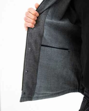 Rokker Boston Rider Shirt Grau 7 Rokker Boston Rider Shirt Grau – Bild 5