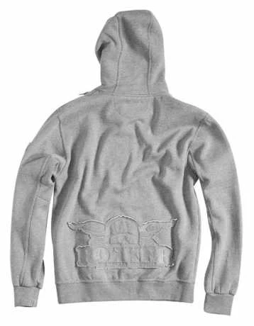 Rokker Zip Hoodie Hell Grau 4 Rokker Zip Hoodie Hell Grau – Bild 2