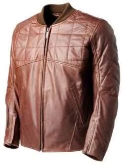 Roland Sands Hemlock Lederjacke Braun