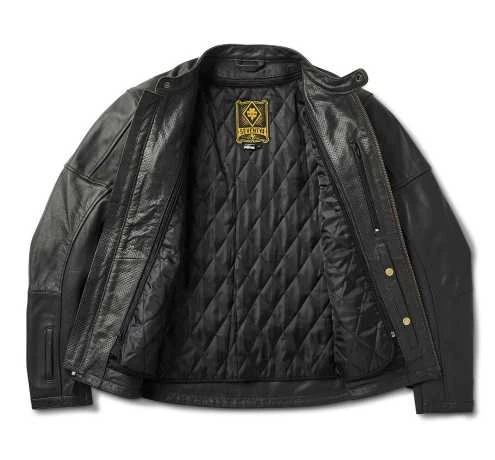 Roland Sands Linden 74 Lederjacke Schwarz 6 Roland Sands Linden 74 Lederjacke Schwarz – Bild 4