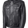 Roland Sands Paramount 74 Lederjacke Schwarz -Motorradzubehör roland sands paramount74 black
