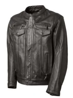 Roland Sands Paramount 74 Lederjacke Dunkelbraun