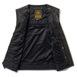 Roland Sands Temple 74 Weste Braun -Motorradzubehör roland sands temple74 brown4