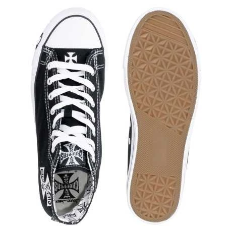 West Coast Choppers Sneaker Warrior Schwarz & Weiss 6 West Coast Choppers Sneaker Warrior Schwarz & Weiss – Bild 4